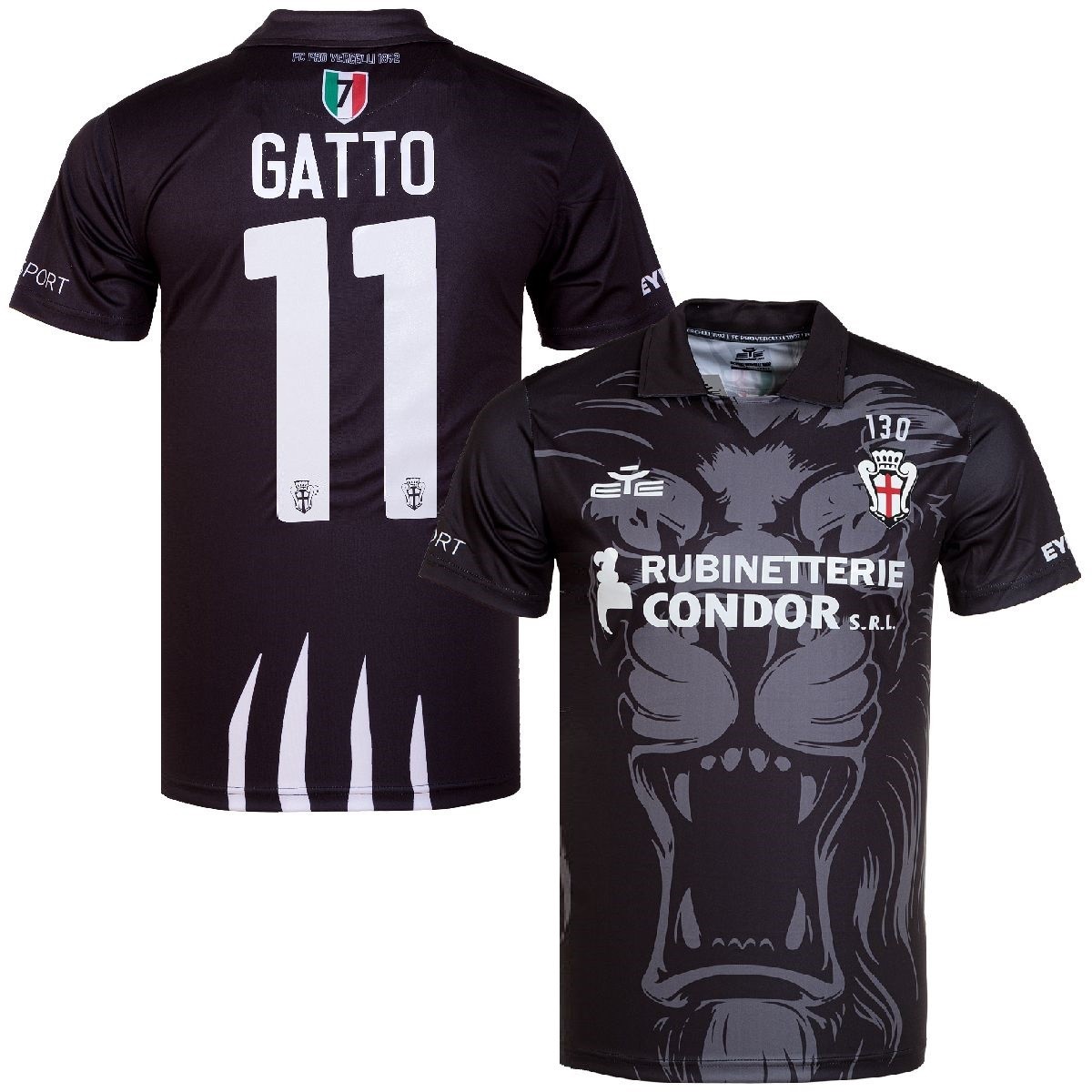 2022-23 PRO VERCELLI MAGLIA HOME SHIRT EYE - La Campionessa