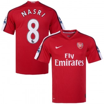 2008-09 ARSENAL FC HOME SHIRT NASRI 8 (M) new with tags
