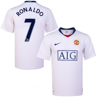 2008-09 MANCHESTER UNITED FC AWAY SHIRT RONALDO 7 (L) new with tags