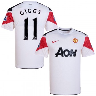 2010-11 MANCHESTER UNITED FC AWAY SHIRT GIGGS 11 (L) new with tags