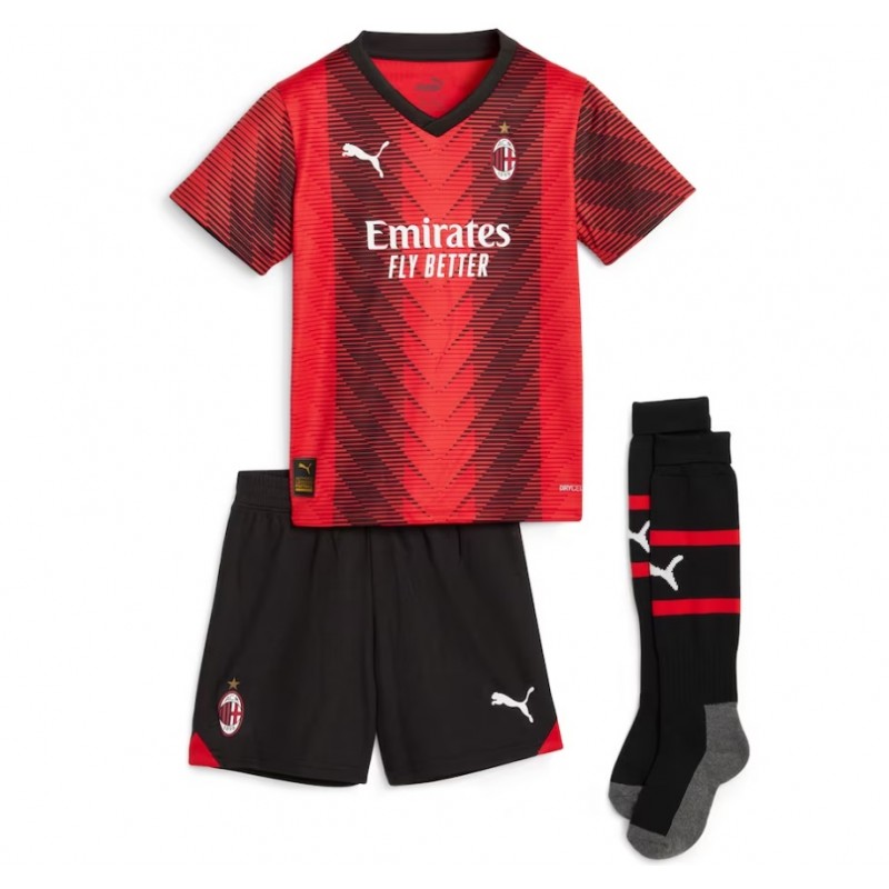 2023-24 AC MILAN HOME MINI KIT BAMBINO PUMA - La Campionessa