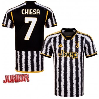 2023-24 JUVENTUS FC HOME SHIRT KIDS CHIESA 7