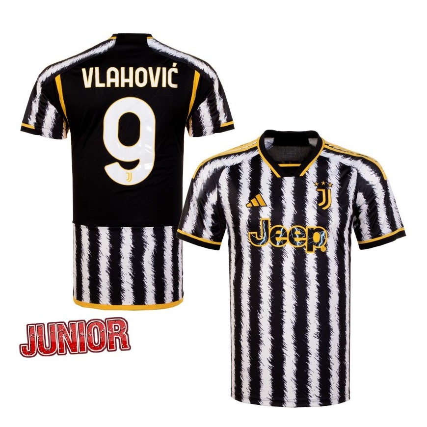 2023-24 JUVENTUS FC MAGLIA HOME BAMBINO VLAHOVIC 9 - La