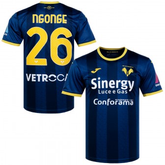 2023-2024 HELLAS VERONA FC HOME SHIRT JOMA NGONGE 26 (L)