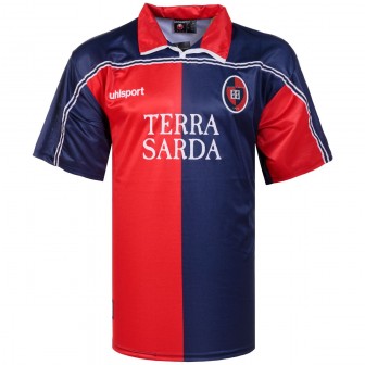 UHLSPORT - 1999-2000 CAGLIARI HOME SHIRT - XL (10/10)