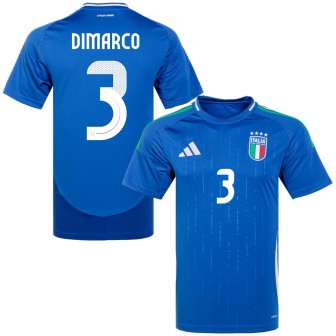 ADIDAS - 2024-25 ITALY FIGC HOME SHIRT DIMARCO 3