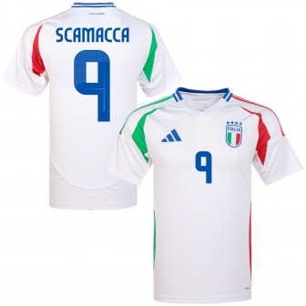 ADIDAS - 2024-25 ITALY FIGC AWAY SHIRT SCAMACCA 9