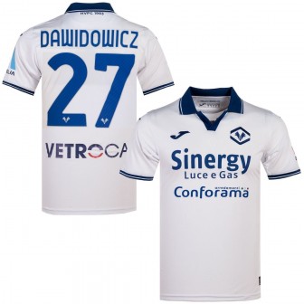 2023-2024 HELLAS VERONA FC THIRD SHIRT JOMA  DAWIDOWICZ 27 (L)