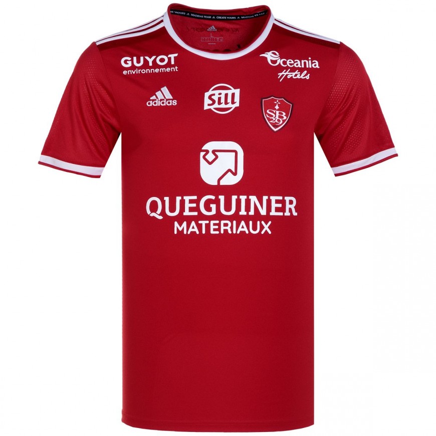 ADIDAS - 2021-22 STADE BRESTOIS HOME SHIRT (L)