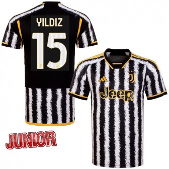 2023-24 JUVENTUS FC HOME SHIRT KIDS YILDIZ 15