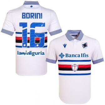 Macron - 2023-24 Sampdoria away shirt Borini 16 (L)