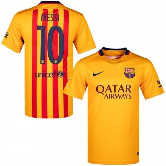 nike 2015-16 Fc Barcelona away shirt Messi 10 (L) 9/10