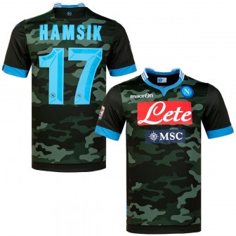 macron - 2011-12 napoli away shirt  hamsik 17 (L) new with tags