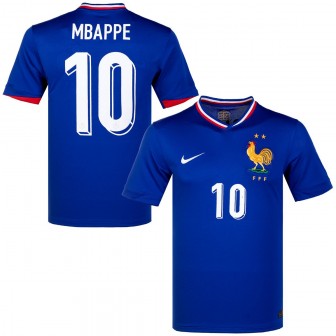 nike - 2024-25 france home shirt mbappe 10