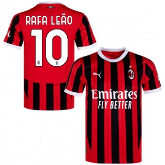 puma- 2024-25 milan home shirt rafa leao 10