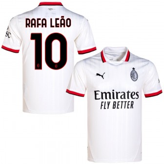 puma- 2024-25 milan away shirt rafa leao 10