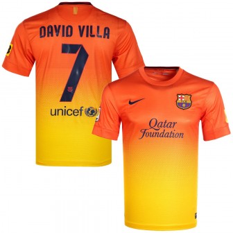 nike - 2012-13 fc barcelona away shirt d.villa 7 (M) 10/10