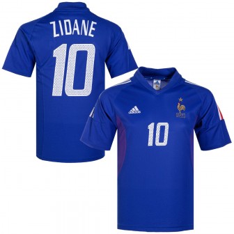 adidas - 2002-04 france home shirt - zidane 10 (M) 10/10