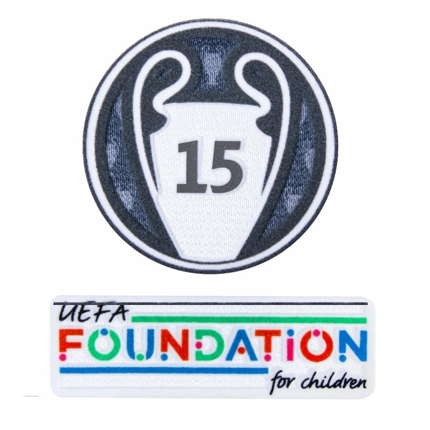 202425 UEFA Champions League 15 Times Winners Patch + foundation La